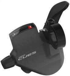 Shimano Cues SL-U4000-L Mono váltókar, csak bal, 2s, bilincses rögzítés, kijelzővel, Linkglide, fekete