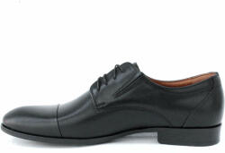 Lavaggio férfi elegáns fűzős bőr félcipő 162G-CZ fekete 07025 (219935152)