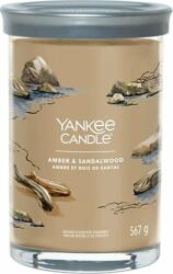 Yankee Candle Yankee Candle, chihlimbar si lemn de santal, lumanare intr-un cilindru de sticla 567 g (NW3499331)