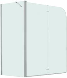 vidaXL Esg zuhanykabin összecsukható ajtóval 120 x 68 x 130 cm (144676)