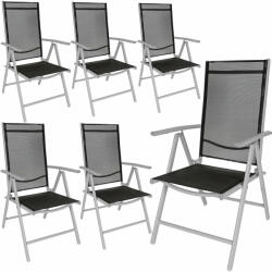 tectake 6 alumínium kerti összecsukható szék (3296242)