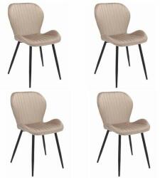 Mercaton Konyhai/nappali székek, 4 db-os készlet, Mercaton, Veira, bársony (MCTART-SD-276420S)