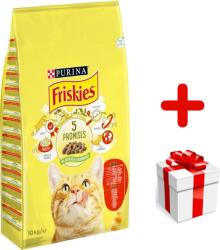 Friskies PURINA Friskies Marhahús és csirke keverék macskatáp zöldségekkel 10kg + ingyenes meglepetés macskának