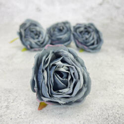 Decorolla Selyemvirág - Százlevelű rózsafej, 5, 5*5, 5cm 4/cs - Ódonkék 8282OKEK (8282OKEK)