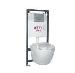 Kerra Delos Chrome falba építhető WC tartály szett (DELOS-CHR-SET)