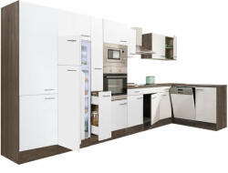 Leziter Yorki 430 sarok konyhabútor felülfagyasztós hűtős kivitelben (LS430YFH-FF)