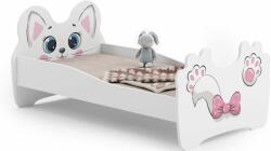 Kobi Animals Ifjúsági ágy - Cica - fehér-rózsaszín - Többféle méretben (Kobi_Animals_Pink_Cat_tobb_meretben) - pepita - 49 900 Ft