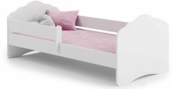 Kobi Fala Ifjúsági ágy matraccal 80x160cm - fehér - Többféle típusban (Kobi_Fala_matraccal_tobbfele_matricaval) - pepita - 59 590 Ft