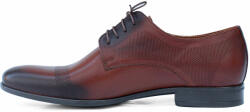 Lavaggio férfi elegáns bőr félcipő 385-B3 barna 05841 (183500347)