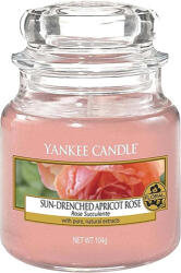 Yankee Candle Yankee gyertya, faragott sárgabarack rózsa, gyertya üvegedényben 104 g (NW1750933)