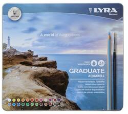 LYRA Színes ceruza LYRA Graduate Aquarell hatszögletű fémdoboz 24 db/készlet (2881240) - nyomtassingyen