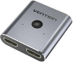 HDMI 2 portos switch adapter kétirányú Vention AFUH0 ezüst (PM032776)
