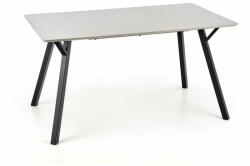Halmar Étkezőasztal Balrog - világos szürke / fekete