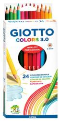GIOTTO Színes ceruza GIOTTO Colors 3.0 hatszögletű 24db/készlet (2767 00)