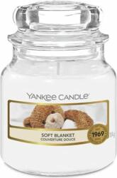 Yankee Candle Yankee gyertya, Puha takaró, Gyertya üvegedényben 104 g (NW3479089)