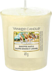 Yankee Candle Yankee gyertya, Gofri banánnal és karamellel, Gyertya 49 g (NW3499340)