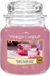 Yankee Candle Édes szilva szaké, Gyertya üvegedényben 411 g (NW3477019)