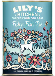Lily's Kitchen for Dogs Fishy Fish Pie with Turkey, Salmon and Potatoes 400 g - shop4pet - 19,28 RON