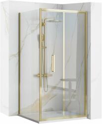 Sarok Zuhanykabin Rapid Fold - Arany - 885-1005x1950 mm (50640)