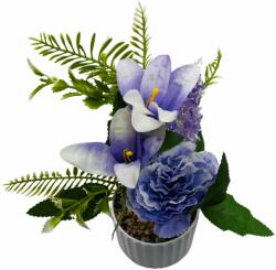  Dekoratív cserepes virág, kék virágok (5200554)