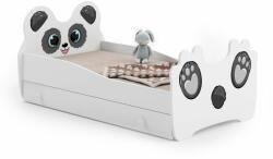 Kobi Animals Ifjúsági ágy ágyneműtartóval - Panda - fehér-fekete - (Kobi_Animals_Panda_agynemutartoval_tobb_meretben) - pepita - 80 690 Ft