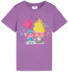 PUMA Gyerek funkcionális rövid ujjú pólók Puma X TROLLS TEE K lila 624816-50 - 152 cm