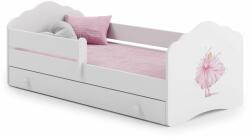 Kobi Fala Ifjúsági ágy matraccal és ágyneműtartóval - fehér - Több (Kobi_Fala_agynemutartoval_tobbfele_matricaval)