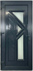  Verona antracit színű műanyag bejárati ajtó (pp266) - pepita - 159 900 Ft