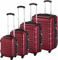 tectake ABS kemény falú utazó bőrönd készlet 4db (3296367)