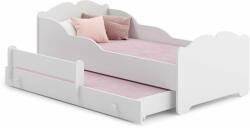 Kobi Anna Ifjúsági ágy 2 matraccal - fehér - Többféle matricával (Kobi_Anna_ketto-matraccal_tobbfele_matricaval) - pepita - 108 690 Ft