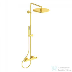 Ideal Standard CERATHERM termosztátos zuhanyrendszer, Brushed gold A7589A2 (A7589A2)