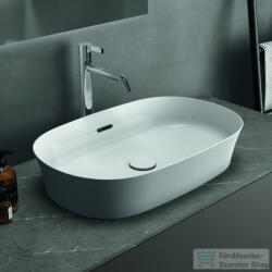 Ideal Standard IPALYSS 60x38 cm-es pultra ültethető mosdó leeresztő nélkül, fehér E139701 (E139701)