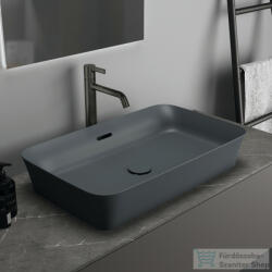 Ideal Standard IPALYSS 65x39, 5 cm-es pultra ültethető mosdó leeresztő nélkül, Slate grey E1887V5 (E1887V5)
