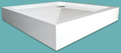 Wellis SMC 90x90x13, 5 cm-es szögletes magas zuhanytálca, zuhanyszifonnal, WC00409