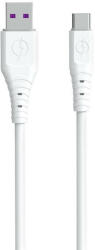 Dudao USB-A - USB-C Kábel - 1m 6A - Fehér (TGL3T)