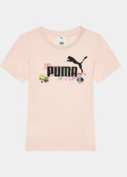 PUMA Tricou Puma X Spongebob 622212 Roz Regular Fit