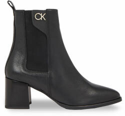 Calvin Klein Botine Almond Chelsea Boot W/Hw 55 HW0HW01814 Negru