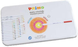 Primo Színes ceruza PRIMO hatszögletű fémdobozos 36 db/készlet (5247MINAB36) - papir-bolt