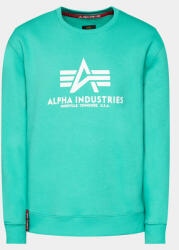 Alpha Industries Bluză Basic 178302 Verde Regular Fit