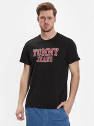 Tommy Jeans Tricou Essential DM0DM16405 Negru Regular Fit