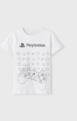 NAME IT Tricou PLAYSTATION 13208245 Alb Regular Fit