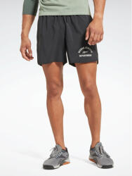 Reebok Pantaloni scurți sport Training Graphic Woven Shorts HT3705 Negru
