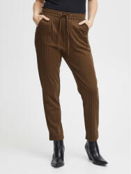 Fransa Pantaloni din material 20610972 Maro Regular Fit