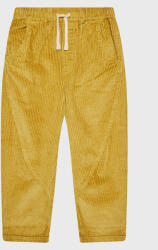 Benetton Pantaloni din material 4FJTCF01B Galben Straight Fit