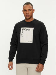 Calvin Klein Bluză Square Logo K10K112440 Negru Regular Fit