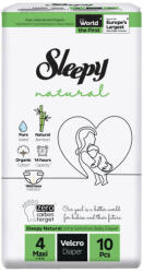 Sleepy Natural Ultra Sensitive Bambusz pelenka Maxi 4 (7-14)(10db)