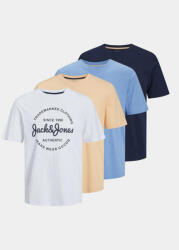 JACK & JONES Set 5 tricouri Forest 12256984 Colorat Standard Fit