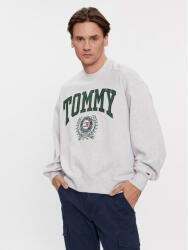 Tommy Hilfiger Bluză College Graphic DM0DM16804 Gri Boxy Fit