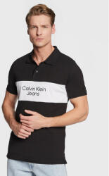 Calvin Klein Jeans Tricou polo J30J322449 Negru Slim Fit