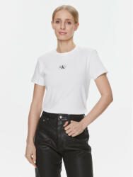 Calvin Klein Jeans Tricou J20J222687 Alb Regular Fit
